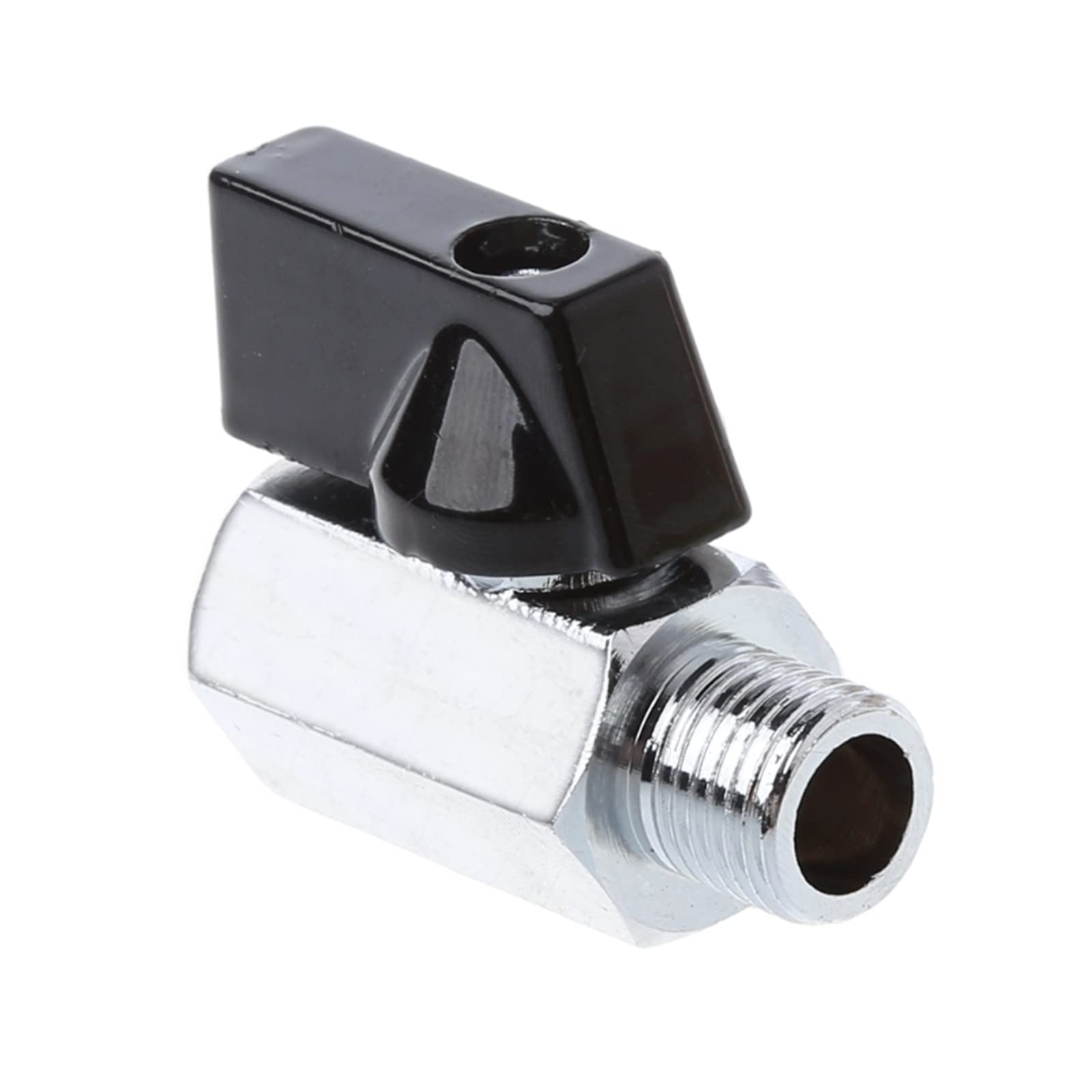 Válvula de bola de latón 1/4 BSP macho hembra manguera compresor aire 1 ud