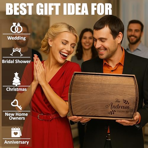 Tabla de cortar personalizada de madera Tayfus miniatura 4