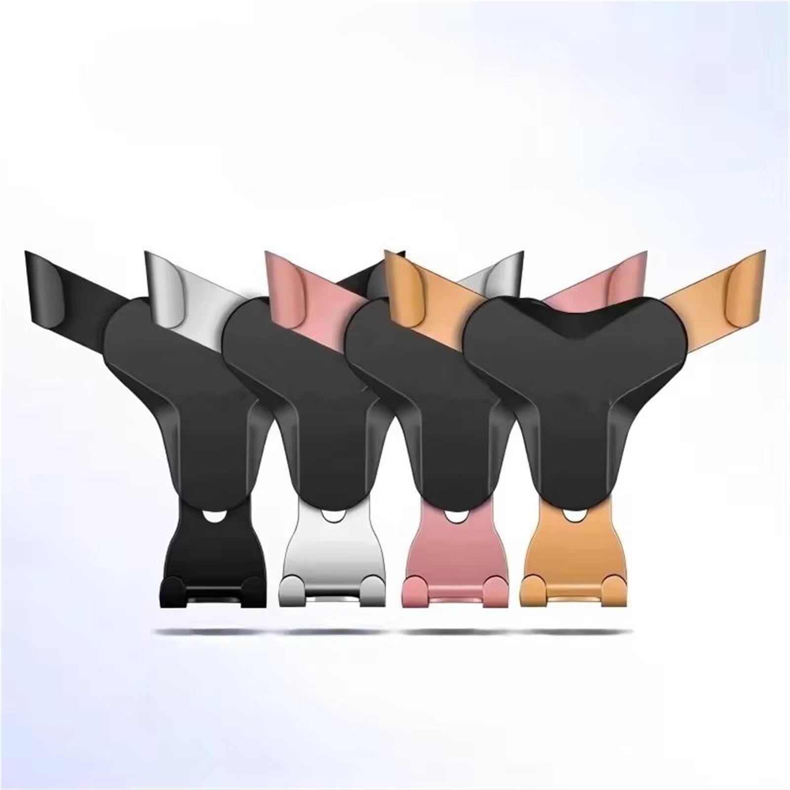para Xiaomi Universal Gravity Auto Phone Holder Car Air Vent Clip Mount Soporte Móvil Teléfono Soporte Móvil Coche(Silver)