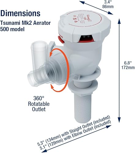 Miniatura 5 de Attwood Tsunami Mk2 12V Aerator Pumps