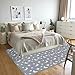 Eanpet Large Playroom Rug for Kids Glow in The Dark Star Area Rugs for Boys Girls Toddlers Bedroom Decorative 5x7 Grey Play Mat for Babies 1-3 Years