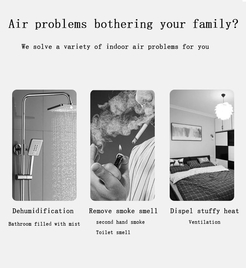 Extractor Baño Extractores De Aire Baño Ventilador Baño con Mando A Distancia De Bajo Ruido (con Trampilla De Reflujo), Apto para Baños, Cocinas, Aseos Y Áticos,4 Inch Model