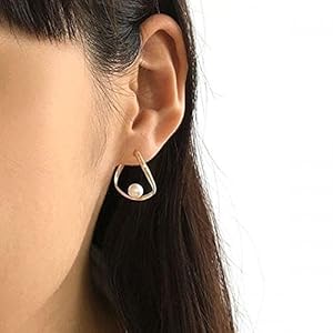 まゆみん TAKE UP K18/K10ヒネリフープパールピアスS Amazon | 【TAKE-UP】【ドラマ着用】K18/K10ヒネリフープパール