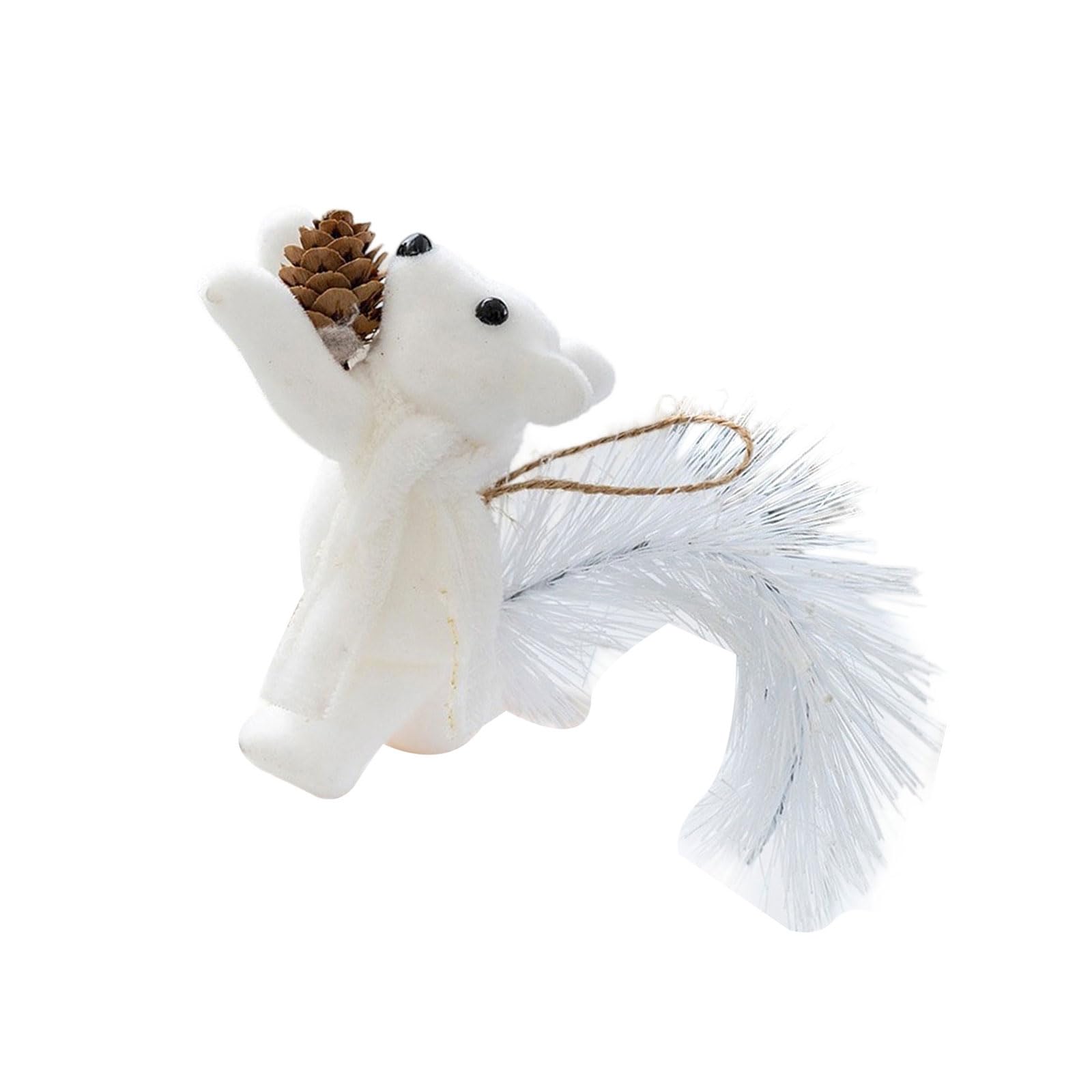 Carotoe D Squirrel Christmas Pendant Ecoration For Balcony Window Oor Garden Tree Festive Isplay Foam Squirrel Hanging Ecors