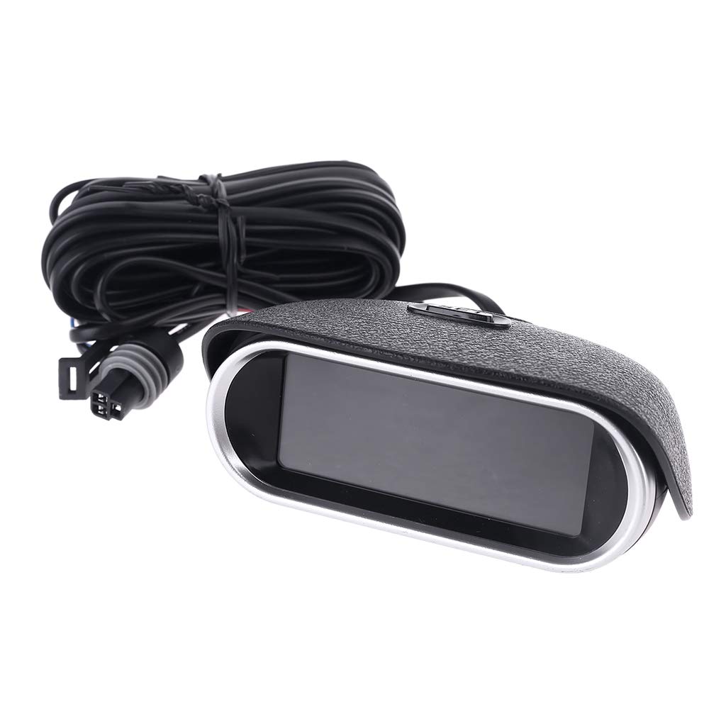 Medidor de presión de aceite digital LCD para coche, voltímetro, medidor de temperatura del agua, sensor de presión de aceite NPT 1/8 + sensor de temperatura del agua de 10 mm, termómetro digital