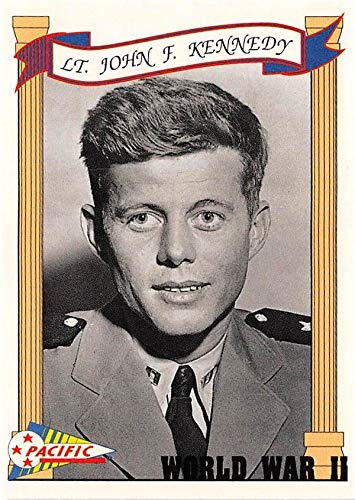John F Kennedy trading card WWII 1992 Pacific #50 President