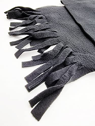 12 Pack Fleece Winter Scarves, Warm Winter Scarf Multi-Color Bulk Wholesale, Unisex Men Women (Assorted Black/Navy/Gray) #TOP4