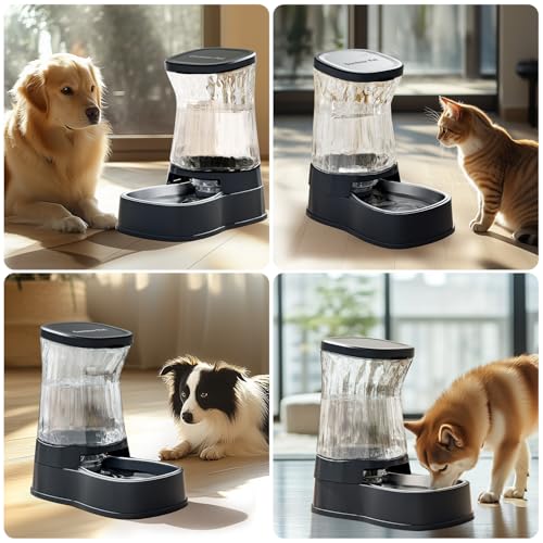 image for Gardner Pet Automatic Dog Water Dispenser Gravity Stainless Steel Wate