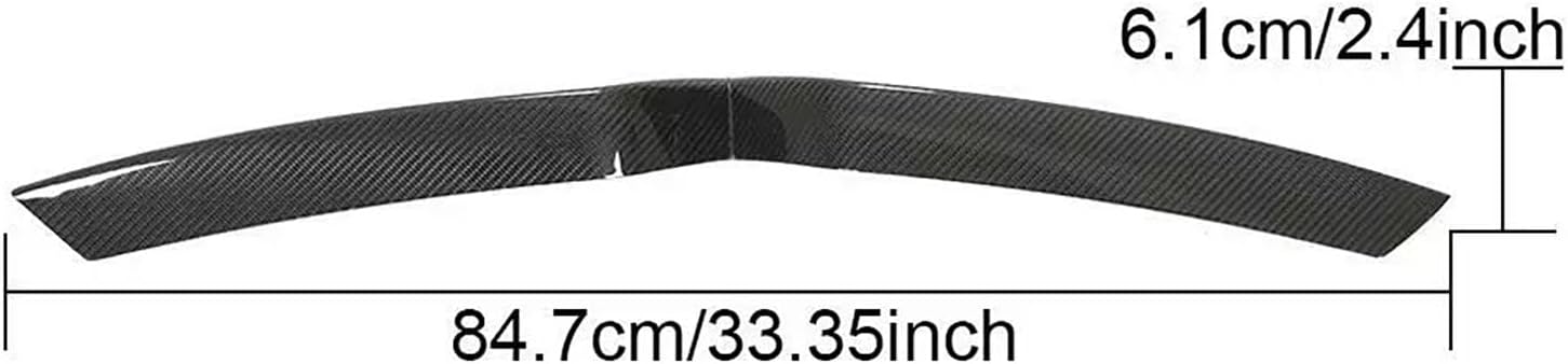 Front Grille Insert Trim Compatible With Tesla Model X 2020 2019 2018 2017 2016 Front Center Mesh Grille Grill Cover(Carbon Fiber)