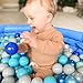 Sunwhat Ball Pit Balls 500 Pieces Colorful,BPA&Phthalate Free Non-Toxic Crush Proof Plastic Balls for Ball Pit,Baby Kids Birthday Pool Tent Party, Childrens Toy Bounce House 2.2inches(500 pcs) Pond