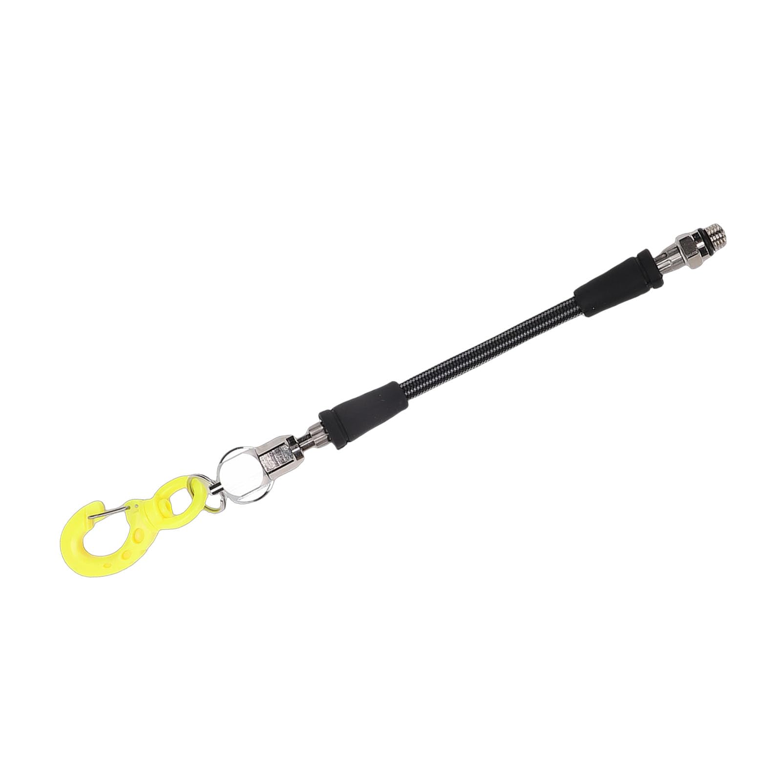 EMUKOEP Medidor de Presión de Buceo Pantalla Precisa Material Duradero de Fibra de Carbono ABS de Acero Inoxidable para Buceadores (15CM)