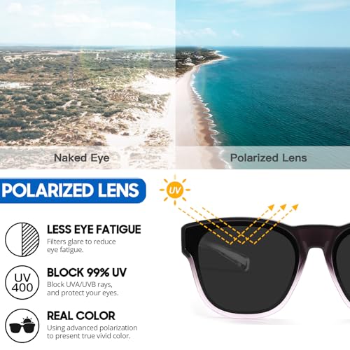 Image of Myiaur Polarized Night Driving Glasses Unisex