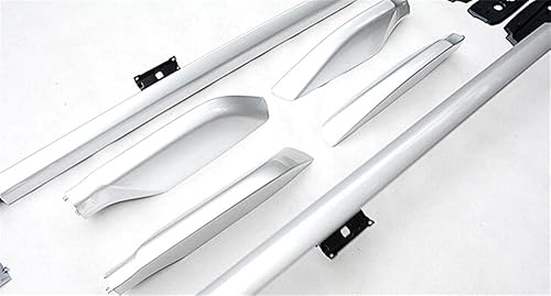 Miniatura 5 de HIGH FLYING para Toyota Prado J150Lexus GX460 2010-2024 Kit de rieles de techo plateado para portaequipajes de accesorios para autos