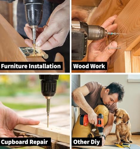 TOPYWMSP Multi Purpose Flat Head Wood Screws, 4x30mm (100pcs), Zinc Galvanized Single Thread 6 TOPYWMSP Multi Purpose Flat Head Wood Screws, 4x30mm (100pcs), Zinc Galvanized Single Thread - Image 6