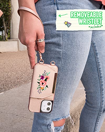 Smartish Iphone 12 Pro Max Crossbody Case For Women - Dancing Queen [Purse/Clutch With Detachable Strap & Card Holder] - [Flavor Of The Month] #TOP4