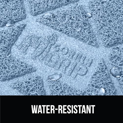 Image of Gorilla Grip Durable Cat Litter Mat (24x17), No Phthalate, Water Resistant, Traps Litter from Box and Cats, Scatter Control, Soft on Kitty Paws, Easy Clean Cat Mat (Light Blue)