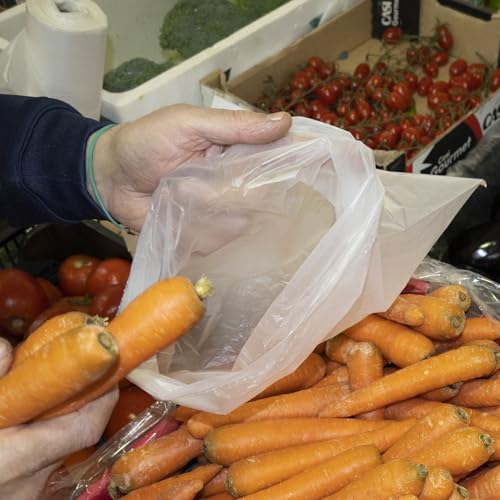 Miniatura 2 de Zenic Rollo Mercado Transparente 30 40cm 1 Kg Sin Dibujo Ni Asas Bolsas De Plástico Resistentes Para Uso Alimentario, Ideal Para Supermercado Hogar Tienda Frutería