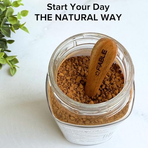 Image of FiABLE Pure Neem Wood Masala Spoons | Spoon for Pickle| Small Spoon for Spices | Unpolished Multipurpose Set of 4 Medium and 4 Small Spoons | Naturally Antimicrobial - Medium&Small Set of 8