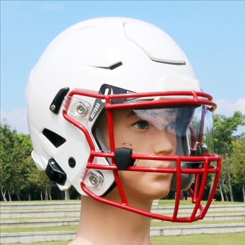 Image of Football Helmet Visor Anti-Fog Scratch Resistant Used for Axiom Helmets for Youth & Adult