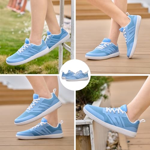 Image of Women's Barefoot Shoes Wide Toe Box Zero Drop | Lightweight Breathable Minimalist Walking Flats with Non-Slip Sole for Commute, Yoga, Gym and Casual Wear