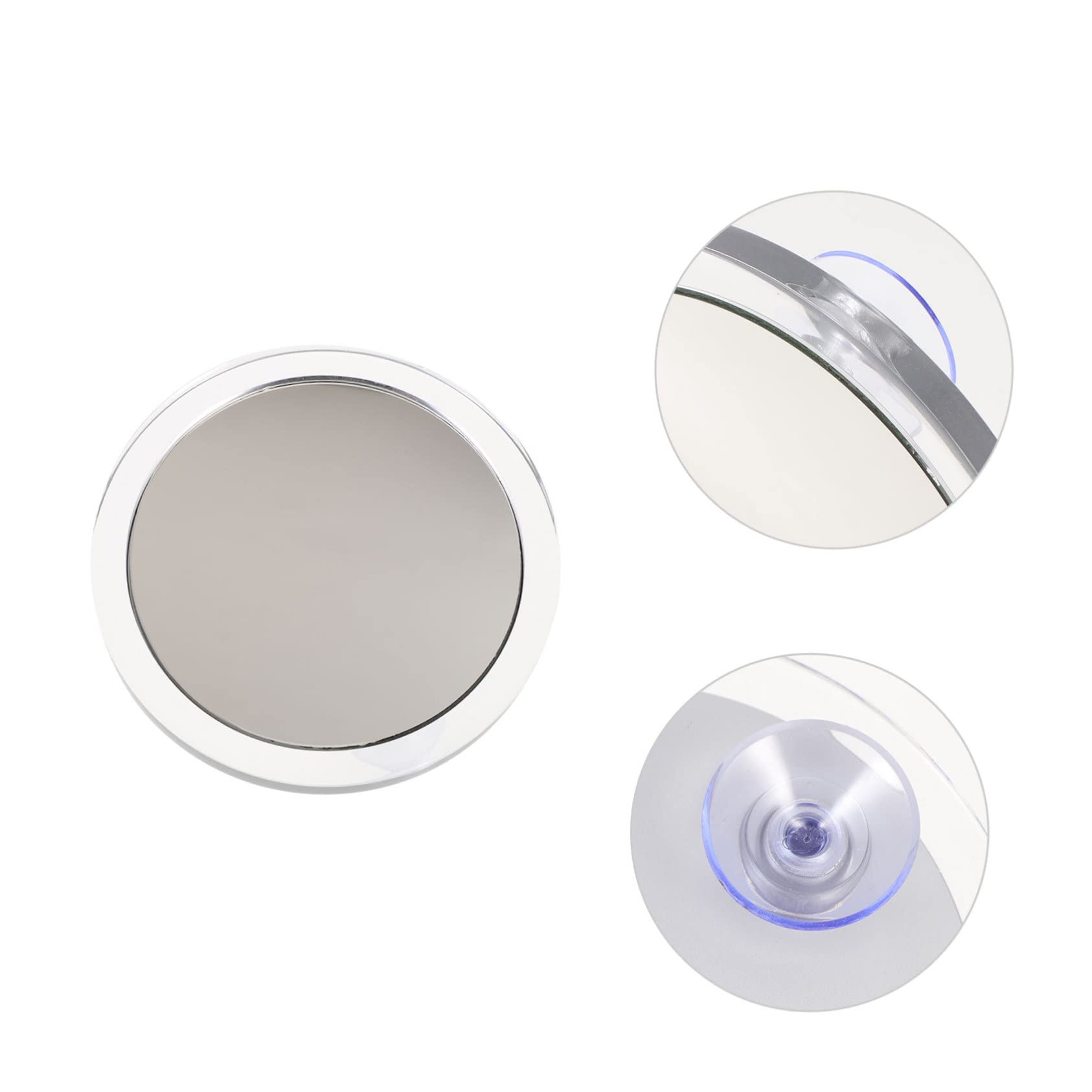 MAGICLULU 4 Pezzi Specchio Ingranditore Portatile Con Tazza Ingrandimento 20x Per Il Trucco Da Donna Specchio Compatto Per Il Trucco Per Uso Quotidiano