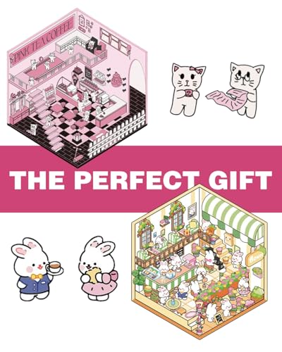 TPZORJX Autocollants de Scène 10 Set 3D House Stickers DIY Adorables Autocollants 3D pour Adultes, Enfants，stickers 3d，scene stickers，diy miniature house，stickers