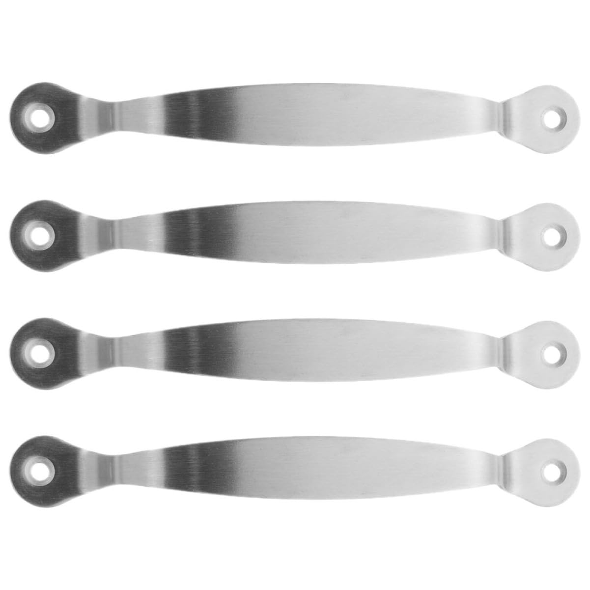 GOOHOCHY 4pcs Stainless Steel Drawer Pulls Kitchen Cabinet Wardrobe Door Hardware Modern Pulls