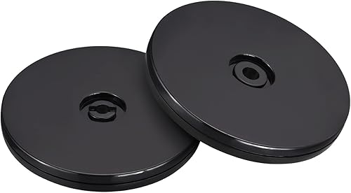 MECCANIXITY Soporte giratorio de 4 pulgadas con rodamientos de bolas de acero, base giratoria Lazy Susan para gabinetes de esquina de cocina, color