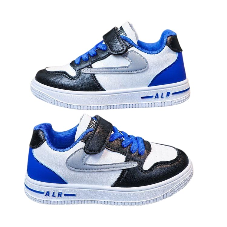 Boys', Girls' Shoes 2023 Spring and Autumn New Medium and Large Children's Board Shoes Children's Sneaker Blue