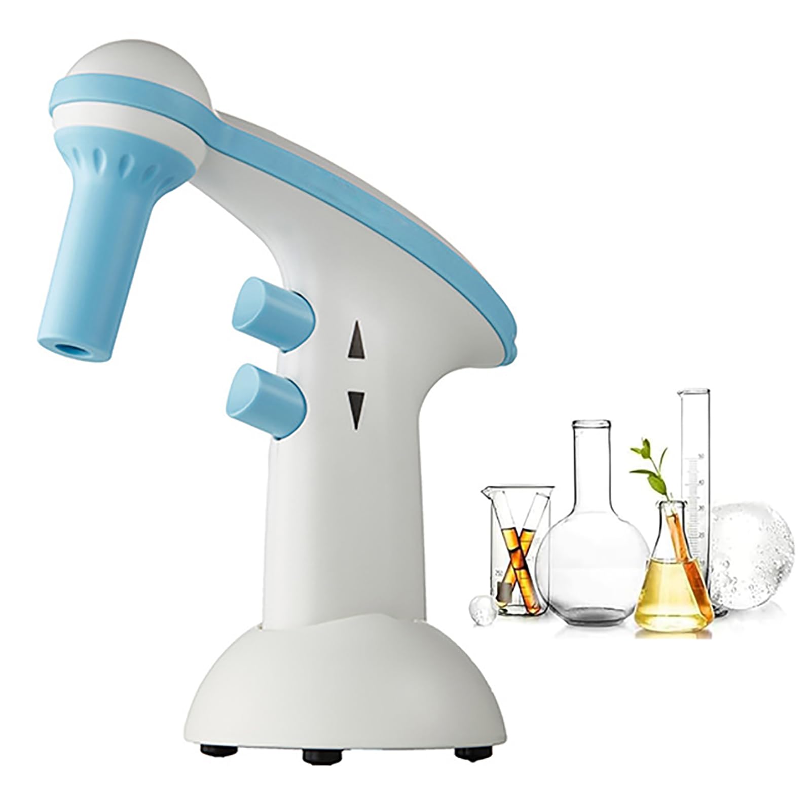 Pipeta eléctrica, pipeta motorizada automática digital, 0,1-100 ml con filtro hidrofóbico, ajuste preciso de volumen para laboratorio y experimentos