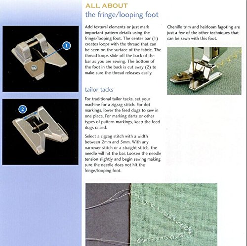 Pie para maquina de coser Snap on Fringe HONEYSEW miniatura 2