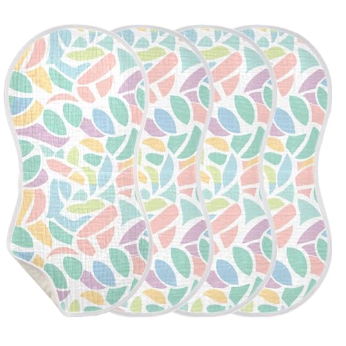 Volleyball Simple Minimalist Cotton Muslin Burp Cloths Soft Touch Burp Rags for Unisex Set of 2, 22x11in3