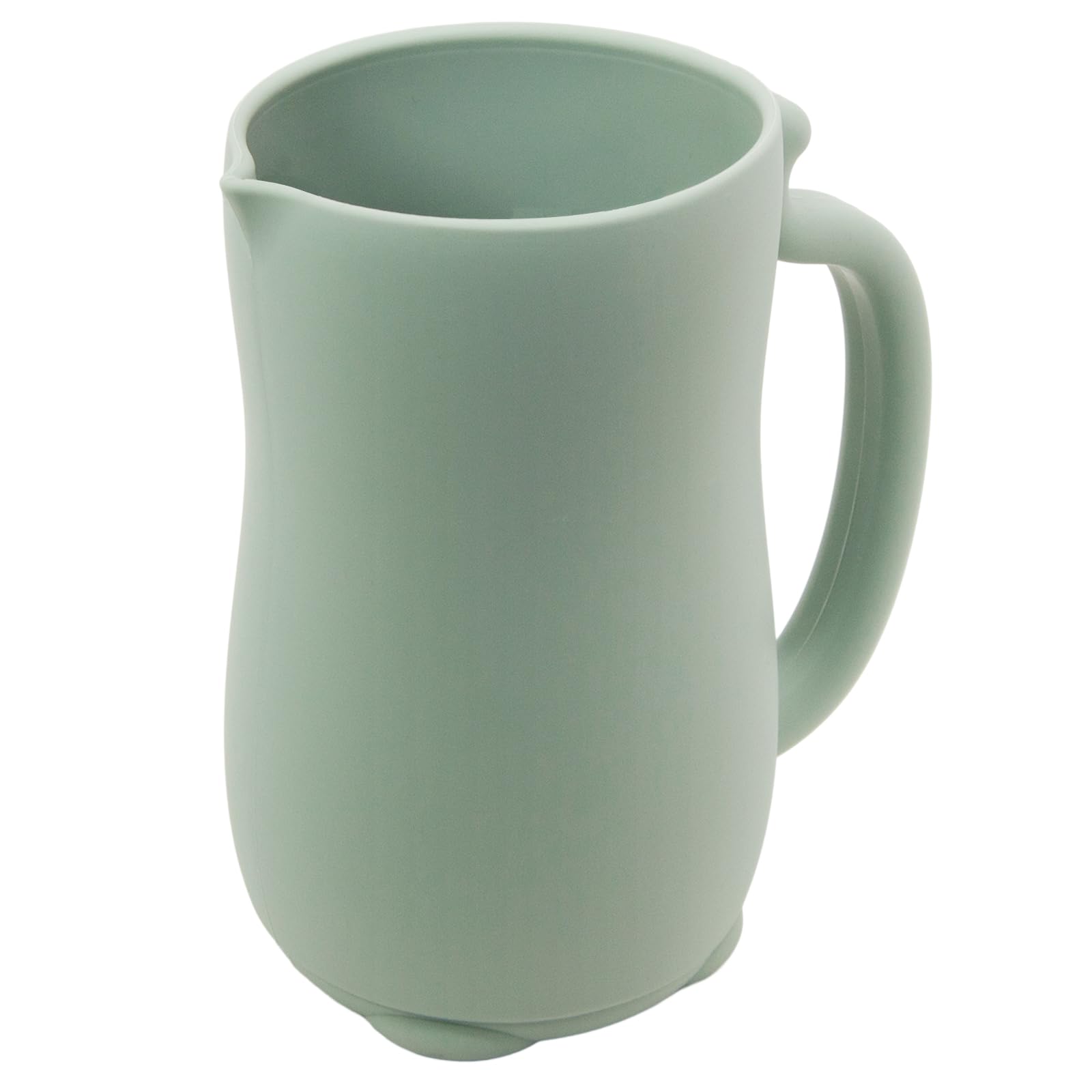 mandoo Baby Bath Rinse Cup - Food Grade Silicone - Shampoo & Body Washing Rinser Cup for Kids with Easy Grip Handle to Rinse Baby Shampoo and Soap -