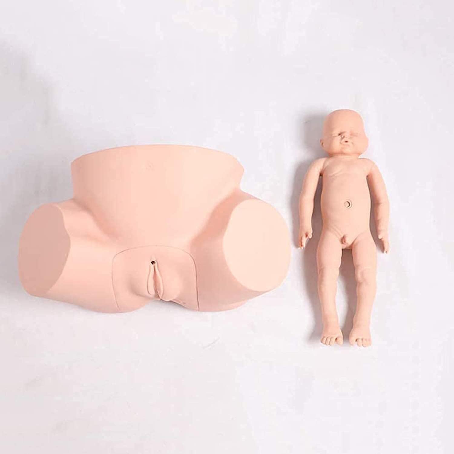Simulador de Entrenamiento Modelo de Parto, Maniquí de Parto Femenino de Demostración, Modelo de Entrenamiento de Partería Multifunción Maniquí de Maternidad para Parto de Obstetricia y Ginecología