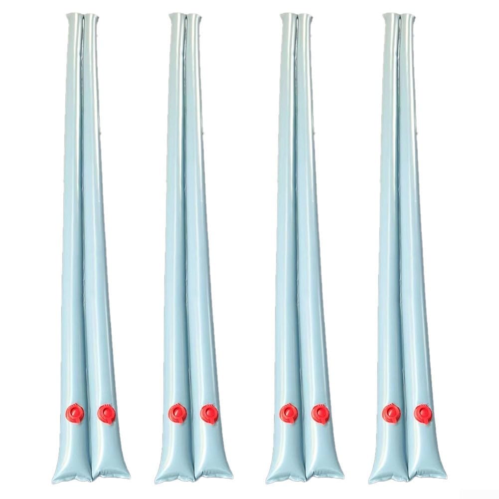 Lot de 4 sacs de drainage doubles pour sécuriser les couvertures de piscine en retenant l'eau et le sable, conçus pour l'hiver et la prévention des débris
