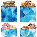 PRESSINART 4Pcs 2 Tailles Sacs Alimentaires Réutilisables Tissu Snack et...
