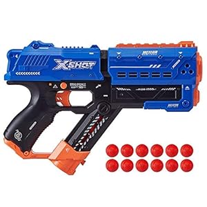 X-Shot Chaos Meteor – Dartblaster, Ball-Blaster, Kugel-Blaster – kompatibel mit Nerf Rival