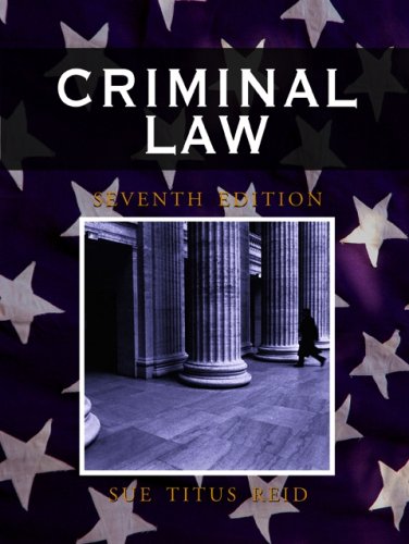 Criminal Law 1933220325 Book Cover