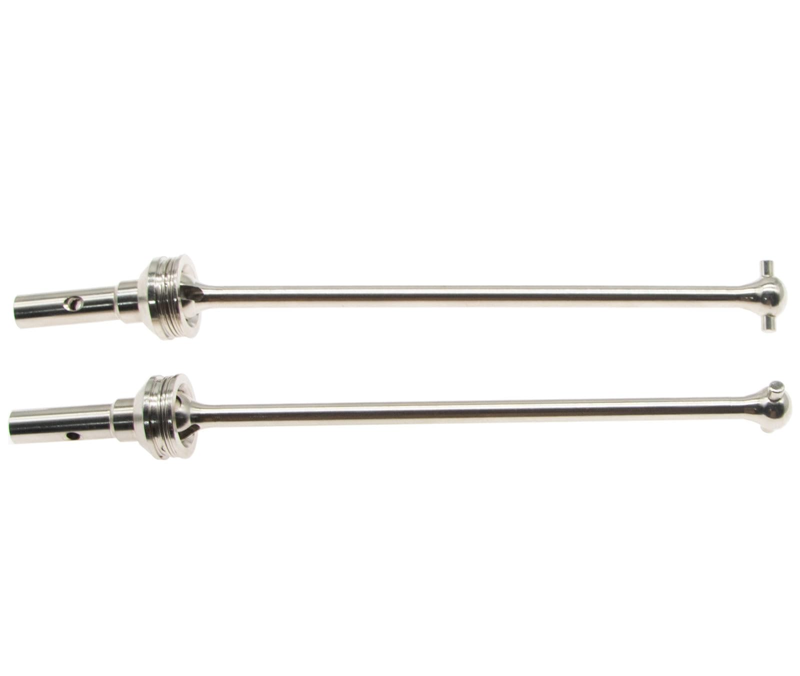 Drive Shaft Compatible with 1/8 Traxxas Sledge 4WD Parts Monster Truck 95076-4 Front/Rear #9550 Driveshaft Rc Car Upgrade Replacement(Silver)