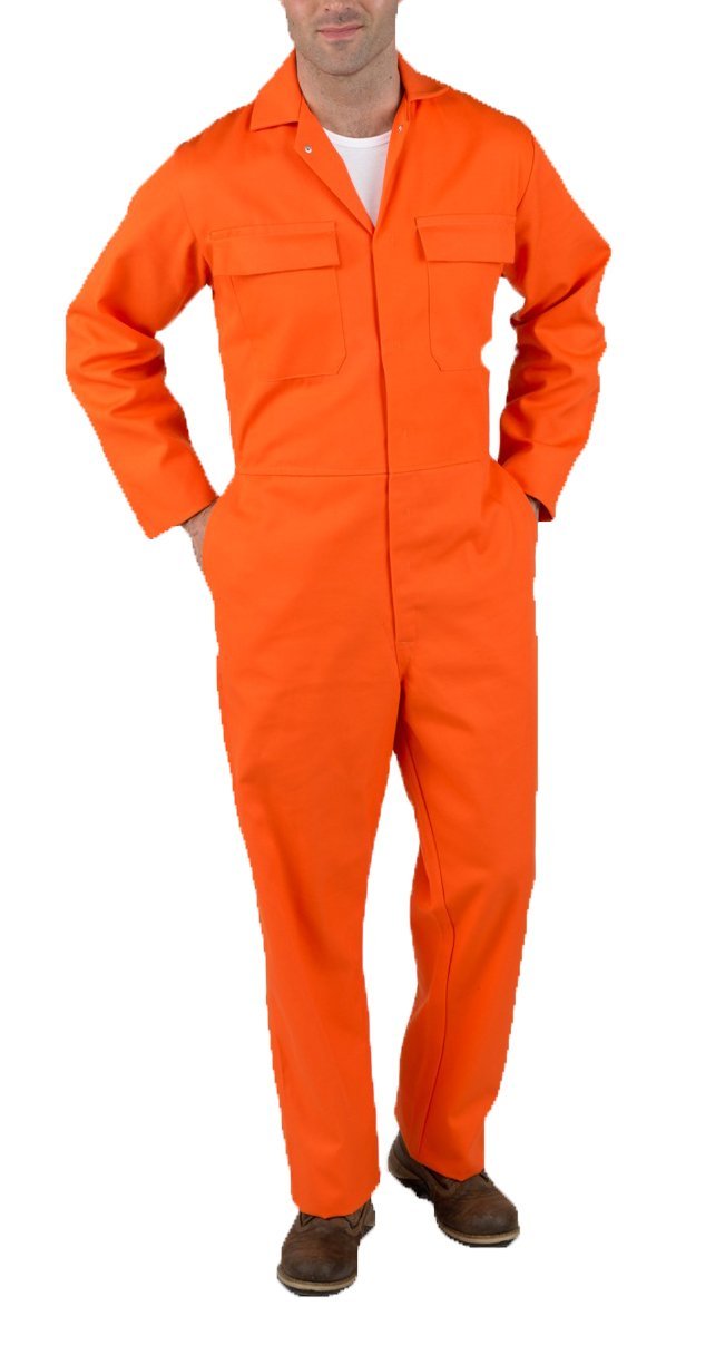 MixStuff Men's Orange Full Sleeve XXX-Large Coverall (Boiler Suit and Dungaree)-picture-26