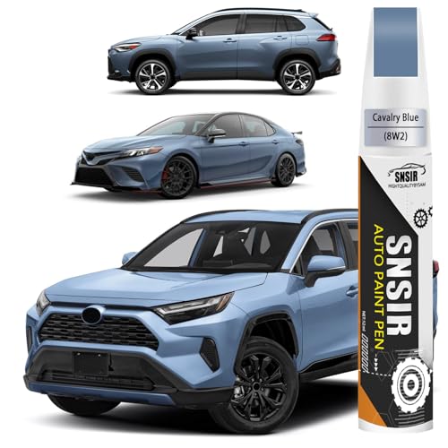 Image of Car Touch up Paint(8W2 Cavalry Blue) Compatible with Toyota, Car Paint Pen Scratch Repair Two-In-One Touch Up Paint, Premium Car Scratch Remover for Deep Scratches