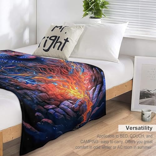 Couverture en lion flannel haut de gamme grand plaid lit et canapé