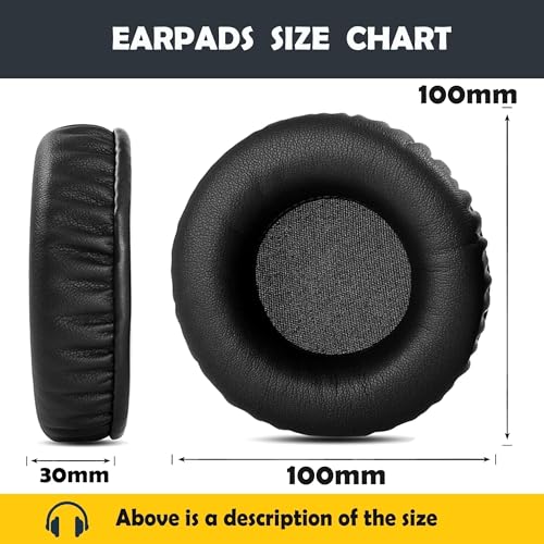 Almohadillas de repuesto MDR-RF6500 para auriculares MDR-RF6500/MDR-RF6000, cubiertas para orejeras de cuero proteico miniatura 4