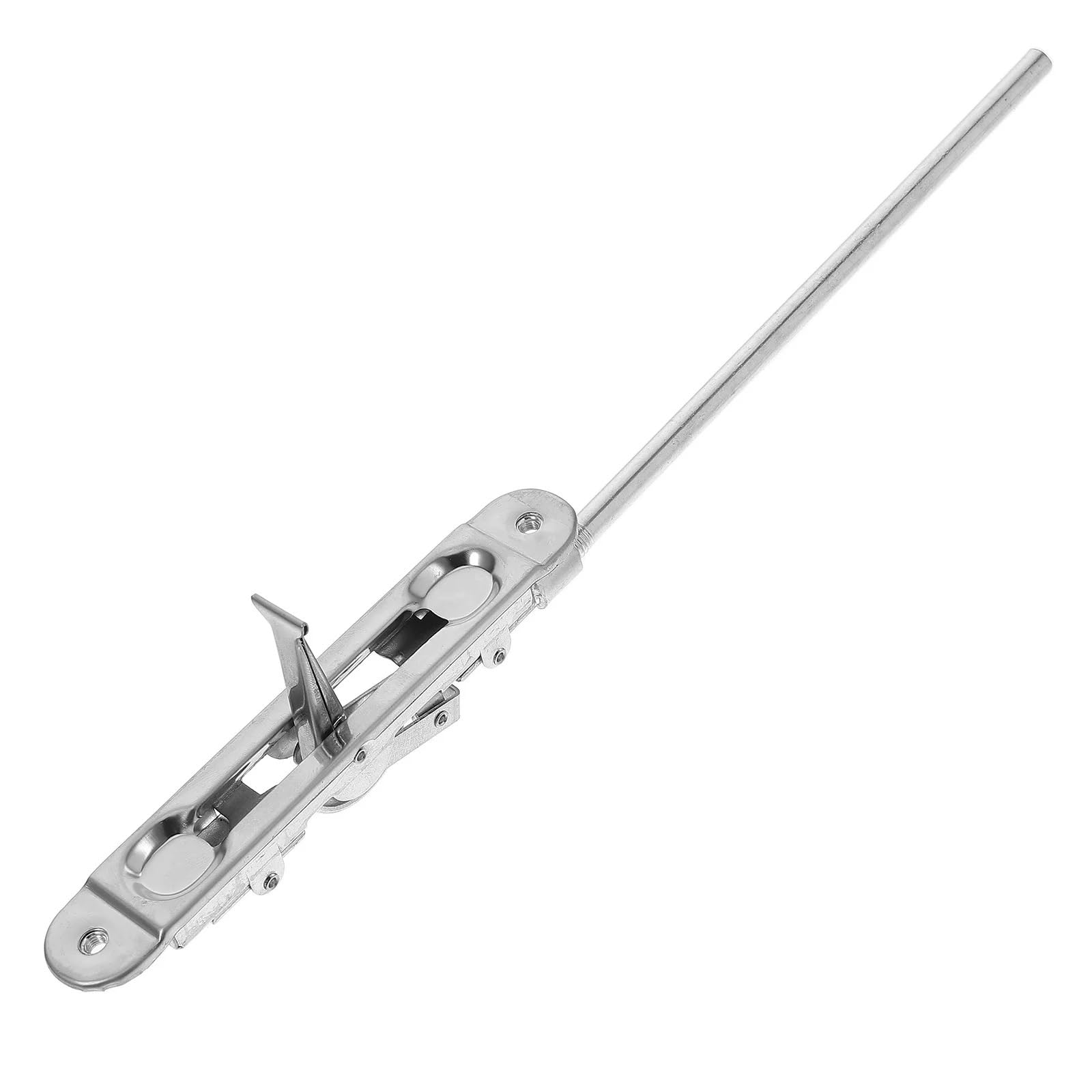 Flush Bolt for Double Door 2Sets Anti-Theft Door Bolt Latch Heavy Duty Stainless Steel Flush Mount Slide Lock for Wood Composite Doors
