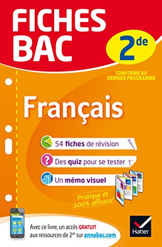 Fiches bac Français 2de: fiches de révision   Seconde