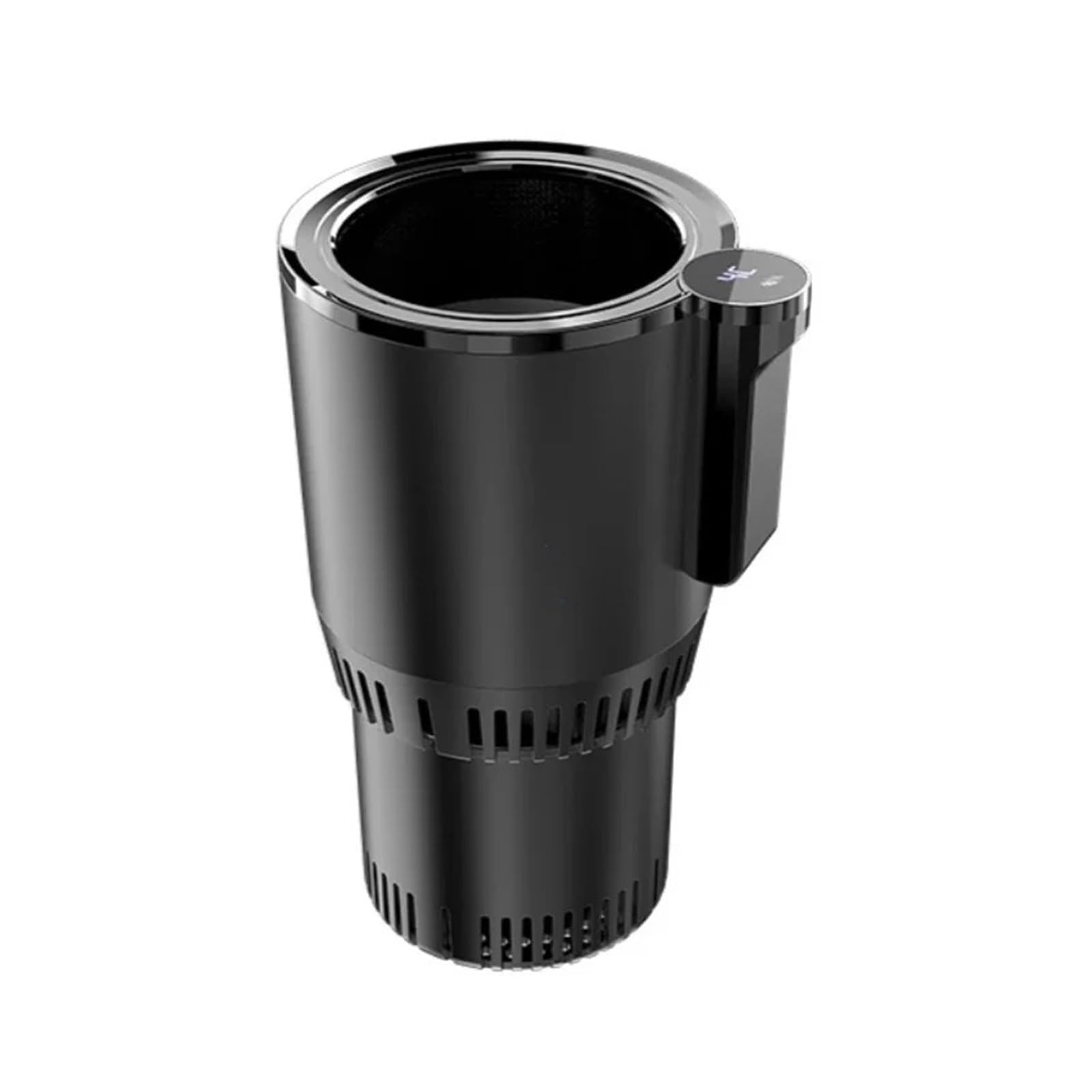 Porta Vasos Universal Coche Soporte Bebidas Frías Calientes 2 En 1 Coche Refrigeración Rápida Hogar Refrigeración/calefacción Pantalla Táctil Taza Portas Vasoss Vehiculo(Black)