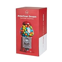 Vista 2 de Balvi Gumball Machine American Dream Red - Banco de monedas y dispensador para caramelos, chicles, chocolates, nueces