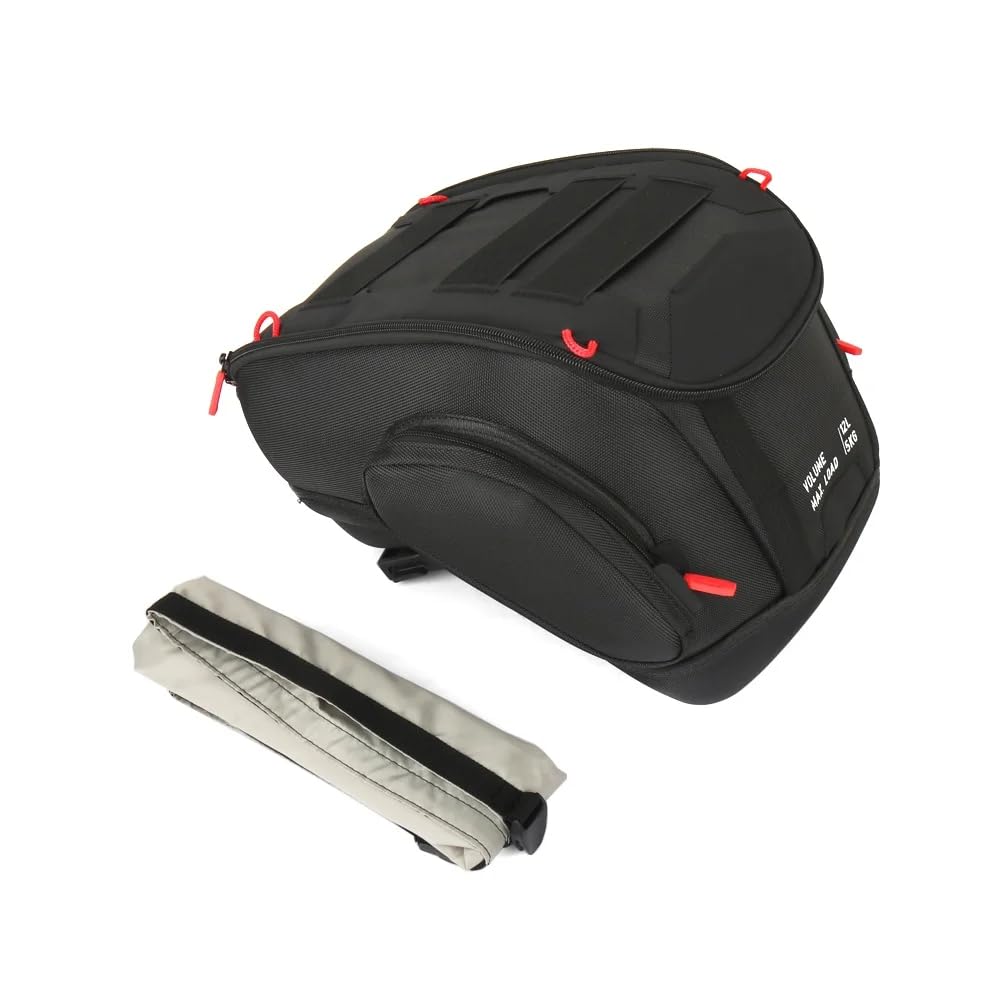 Für BMW R1300GS Adventure 2024 – Neuer 12-Liter-Tankrucksack aus Nylon, Tanklock-Reisetasche, Schwarz