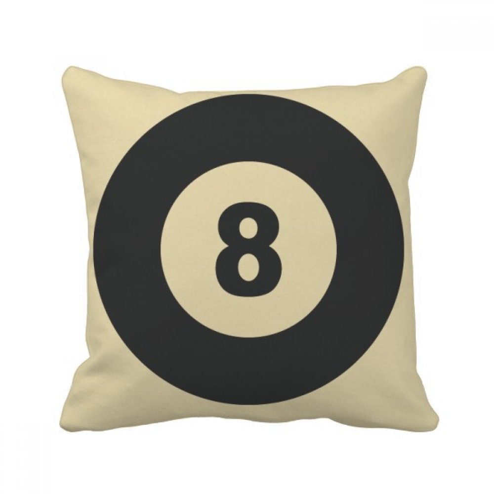 Coussin billard 40x40 cm imprimé géométrique carré multicolore pour décoration de canapé