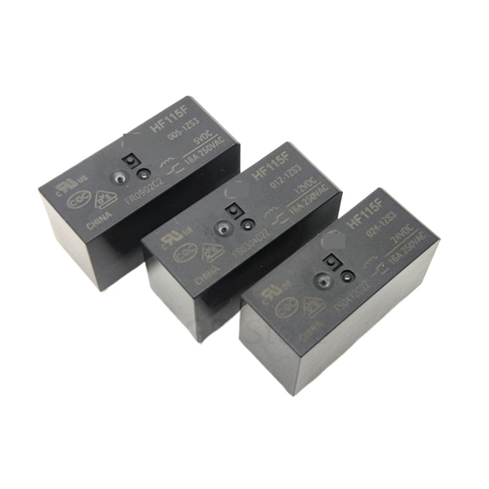 Relay HF115F-024-1ZS3 relais 24V 16A JQX-115F pour remplacer un relais défectueux